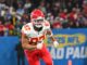 Travis Kelce hit by Chargers player sparks Taylor Swift fan outrage