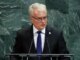 Lithuania leader backs Trump’s tough stance on Russia at UN speech