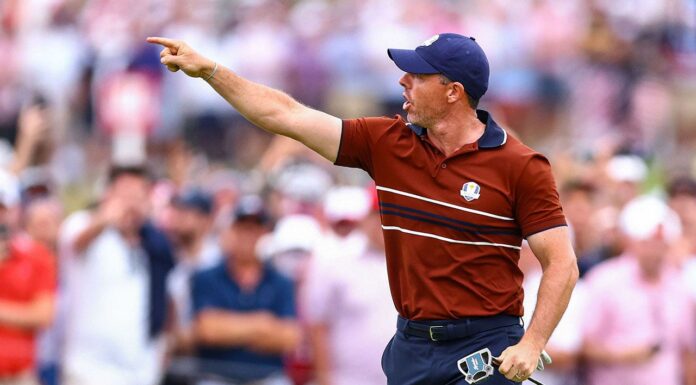 Ryder Cup drama as Europe fights through fan taunts to extend lead