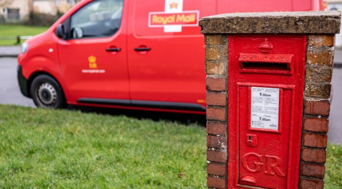 Royal Mail issues service update as 20 postcodes face delays