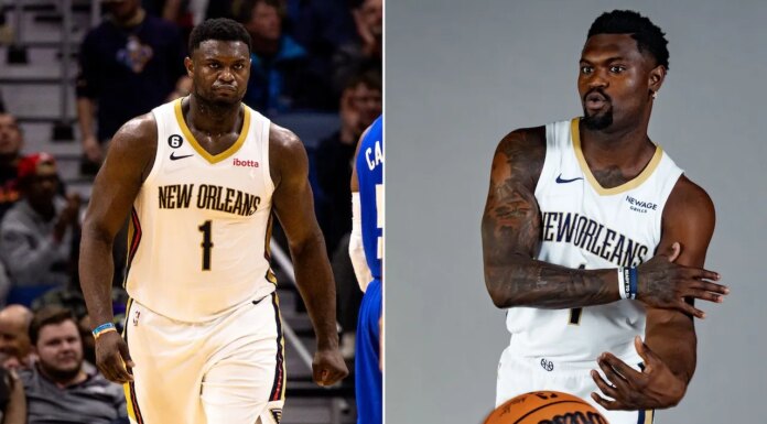 Zion Williamson shows off dramatic weight loss at Pelicans media day