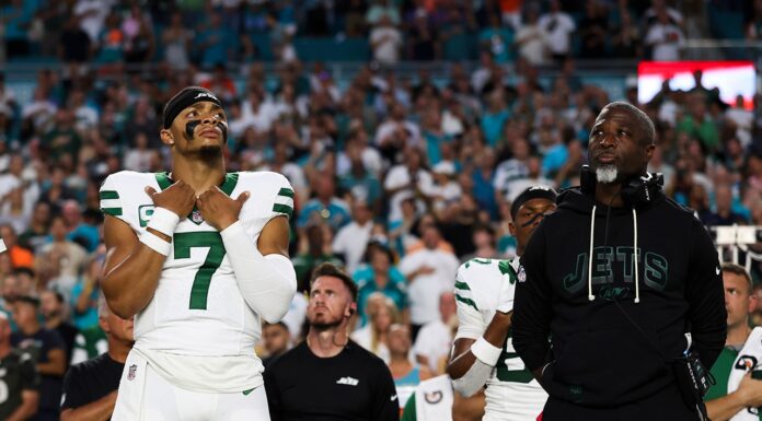 Jets to start Justin Fields after Tyrod Taylor’s injury, brash comments by owner