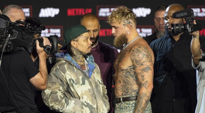 Jake Paul fight with ‘piece of garbage’ Tank Davis canceled after assault allegations