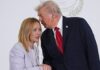 Meloni accused of flouting EU trade rules after Trump shares fake video