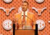 Steve Sarkisian rips NFL head coaching rumors as Texas wins