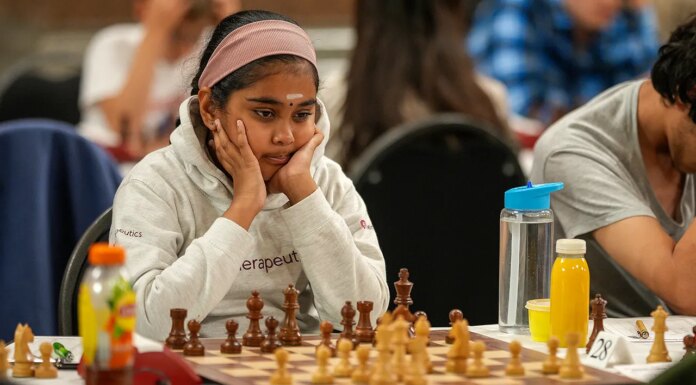 10-year-old chess prodigy Bodhana Sivanandan defeats another grandmaster