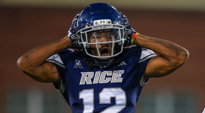 Rice cornerback tossed from game after heated incident