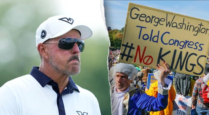 Phil Mickelson mocks No Kings Day movement in viral social media post