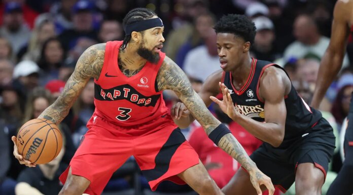 Raptors’ Brandon Ingram spikes water bottle, staffer gets hit in face