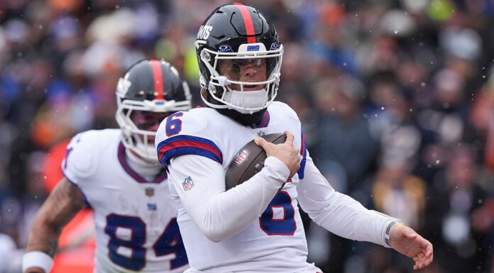 Giants’ Jaxson Dart enters NFL history books