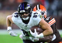 NFL scores: Ravens defeat Browns behind fake tush push TD