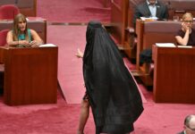 Australia Parliament in turmoil as Pauline Hanson wears burqa in Senate