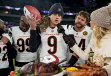 Bengals’ Joe Burrow rejects Maryland crabs after win over Ravens
