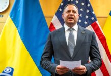 Ukrainian president Volodymyr Zelenskyy announces Yermak’s resignation