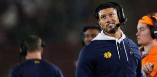 Notre Dame’s Marcus Freeman makes CFP case