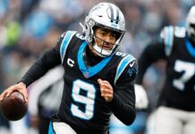 NFL scores: Panthers pull off huge win over Rams