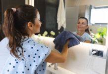 1 kitchen essential will keep your mirrors streak-free