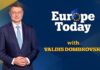 Europe Today: Valdis Dombrovskis, EU Commissioner for Economy, reacts to Ukraine’s peace plan