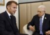 Mahmoud Abbas reçu par Emmanuel Macron à 16 heures à l’Elysée