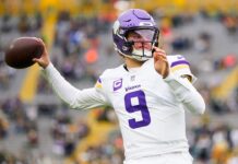 NFL news: JJ McCarthy in concussion protocol, status uncertain for Week 13