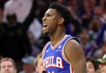 NBA scores: 76ers get boost from Justin Edwards in win over Celtics