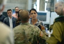 Tulsi Gabbard visits US-operated Civil-Military Coordination Center in Israel