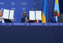 Donald Trump et les présidents du Rwanda et de la RDC signent un accord de paix à Washington