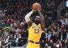 LeBron James ends historic 1,297-game scoring streak in Lakers win