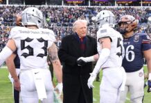 Navy beats Army as Trump’s attendance sparks protests