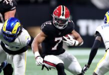 Bijan Robinson shines as Falcons upset Rams with game-winning field goal