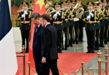 Emmanuel Macron juge la coopération avec la Chine « déterminante » pour mettre fin au conflit