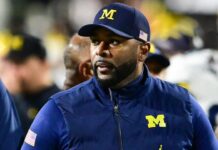 911 audio reveals Sherrone Moore’s wife alleging suicidal threats