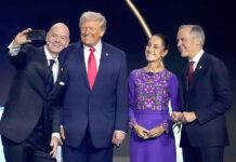 World leaders join FIFA president at World Cup draw event