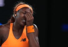 Australian Open: Coco Guaff smashes racket in frustration after loss