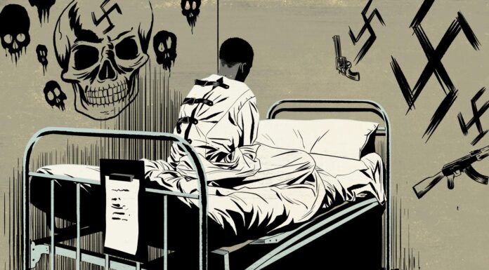 portrait clinique d’un « chasseur de nazis » paranoïaque devenu apprenti tueur de masse