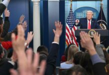 avant son départ pour Davos, Donald Trump défend l’imposition de droits de douane, qu’il juge « nécessaires »