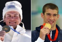 Norway’s Johannes Hoesflot Klaebo joins Phelps as only Olympians with double-digit golds