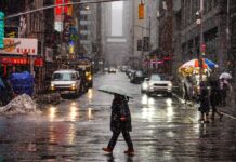 Le maire de New York interdit les déplacements à l’approche d’une violente tempête de neige, la plus grosse de la dernière décennie