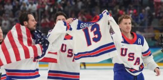 US men’s hockey honors Johnny Gaudreau