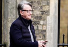 Former UK ambassador to US arrested on suspicion of misconduct in public office