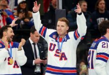 Trump wears Olympic gold medal, jokes he’s ‘not giving it back’