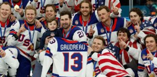 Johnny Gaudreau’s wife talks Olympic hockey honor