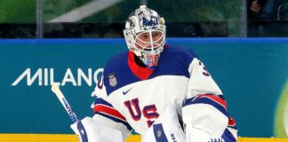 Stars’ Jake Oettinger reacts to Trump’s comments about the women’s hockey team