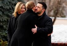 EU leaders visit Kyiv as war in Ukraine enters fifth year