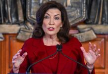 Gov. Kathy Hochul allows early bar opening for Olympic hockey amid blizzard