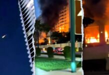 4 injured in Dubai hotel fire after reported Iranian strike