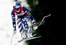 Lindsey Vonn trains after ruptured ACL, eyes Olympic downhill event on Sunday