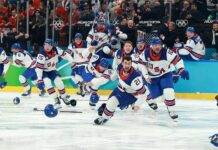 US men’s hockey stars talk pride in representing America in Olympic victory
