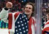 Jack Hughes defends Team USA men’s support for women’s hockey team