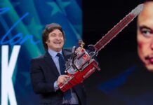 Symbole durable des politiques d’austérité, la tronçonneuse de Javier Milei s’exporte à l’international